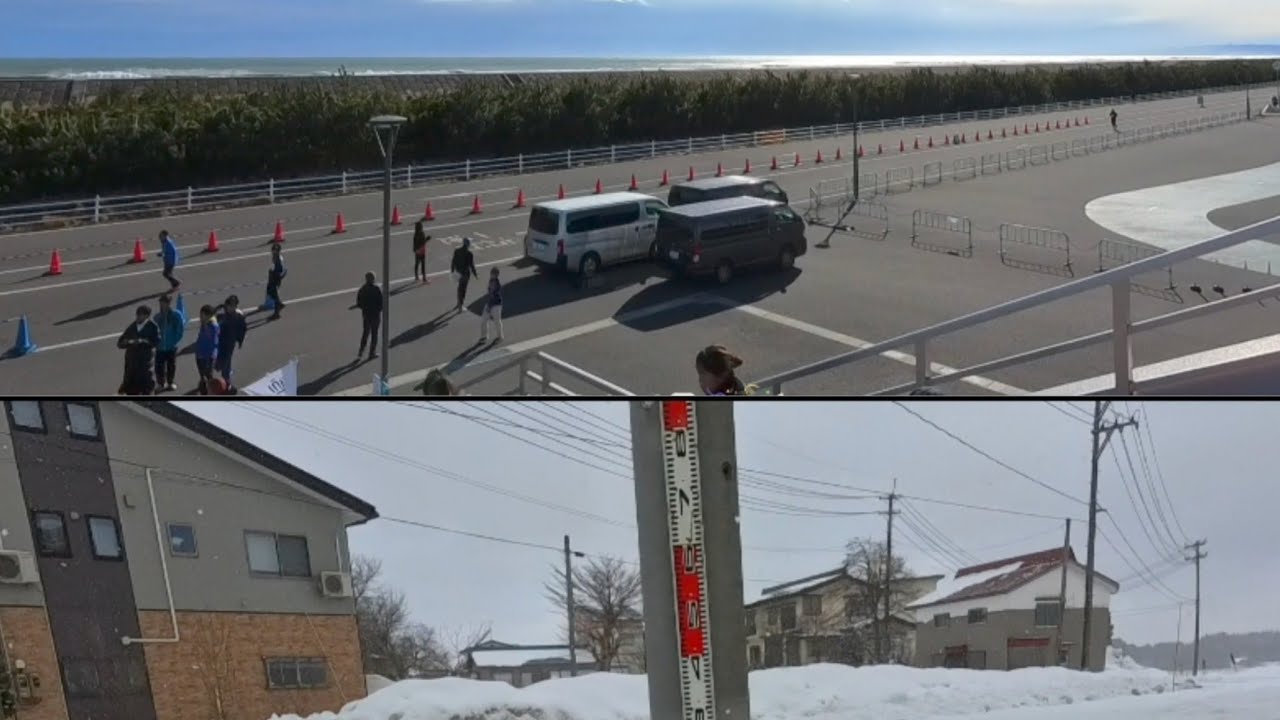 耐久ラン大会in名取市サイクルスポーツセンター　2026.1.11 　この時期　隣の宮城は別世界
