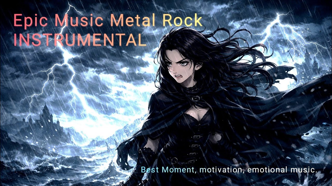 Through the Storm | Slow Metal Rock Instrumental