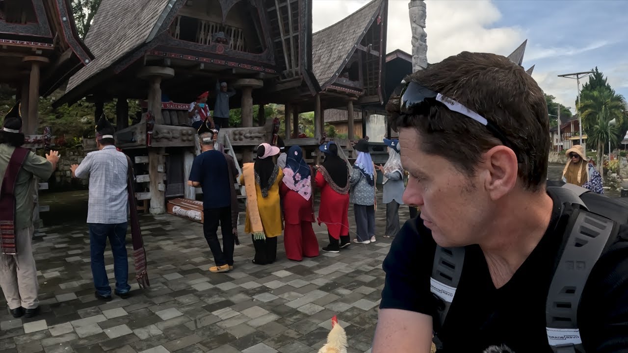 Foreigner explores Lake Toba  and Batak culture .. Indonesia. 🇮🇩