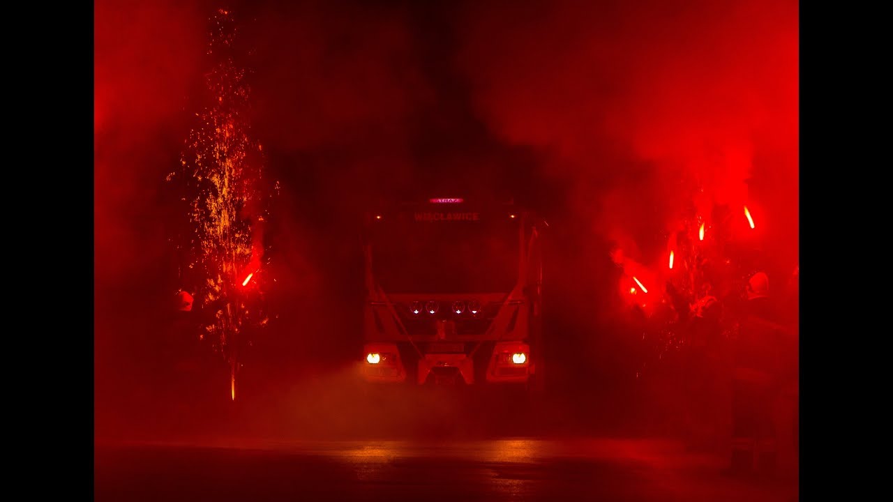 Odbi&oacute;r i powitanie GBA 3/16 MAN TGM 13.290/MOTO-TRUCK dla OSP Więcławice