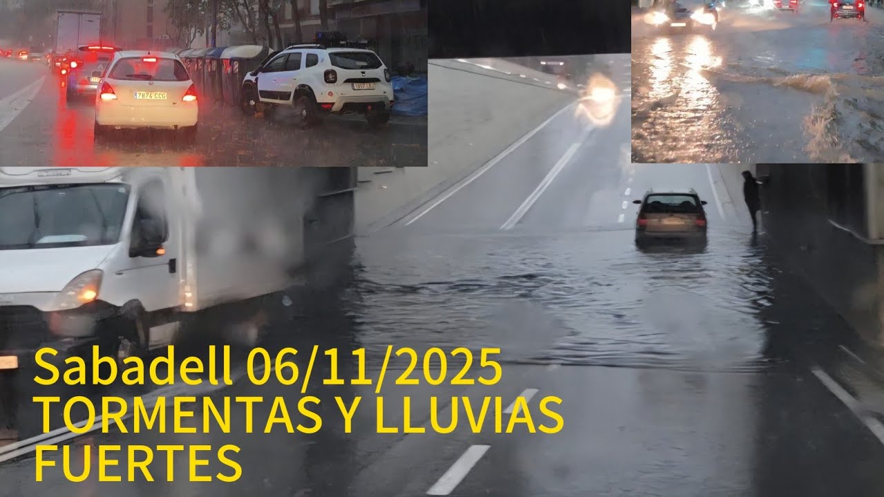 TORMENTAS Y LLUVIAS FUERTES EN SABADELL