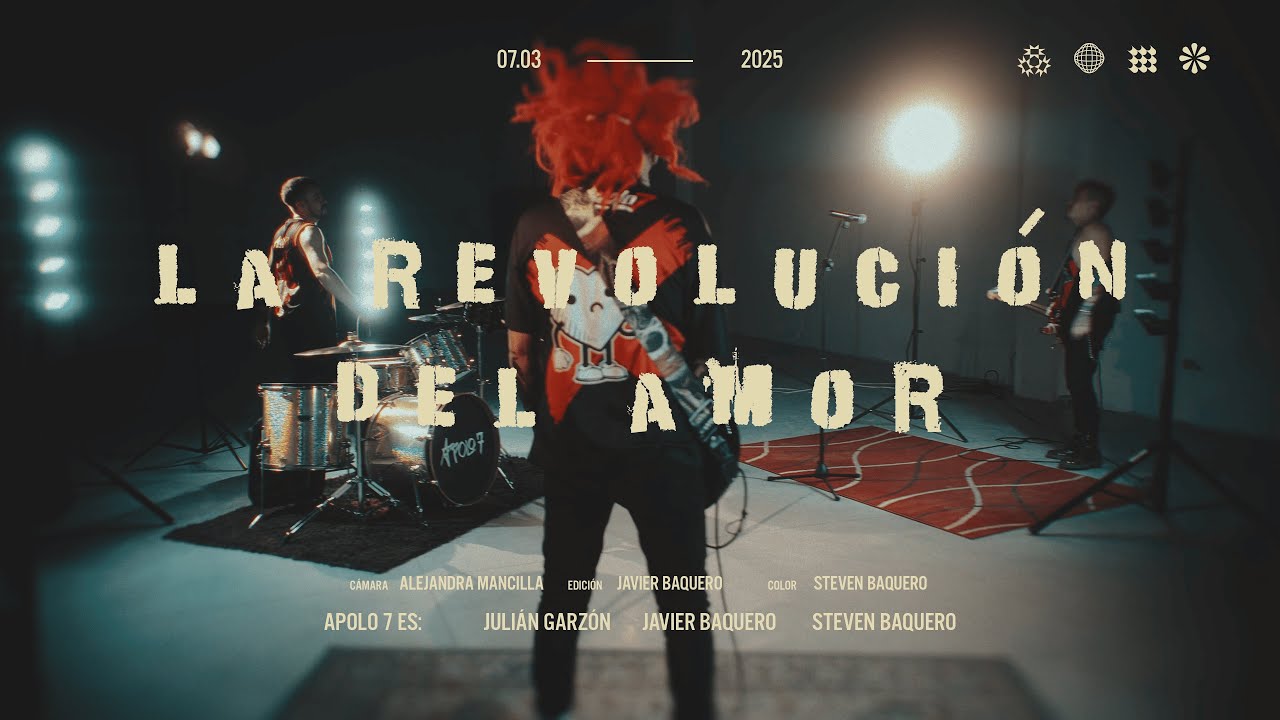 APOLO 7 - La Revoluci&oacute;n del amor (official Video ) - Rock Colombia 2025