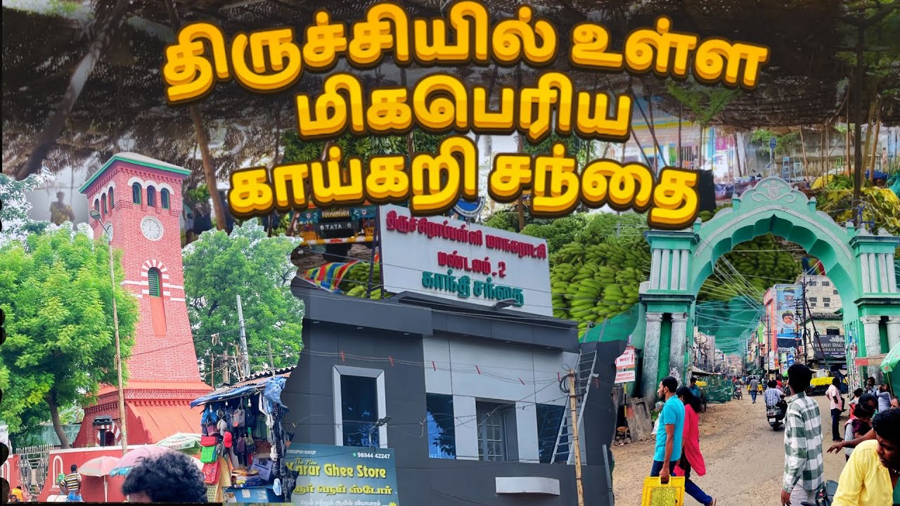 Inside Trichy's Gandhi Market | VLOG in Sunday | Tamil | Valvar