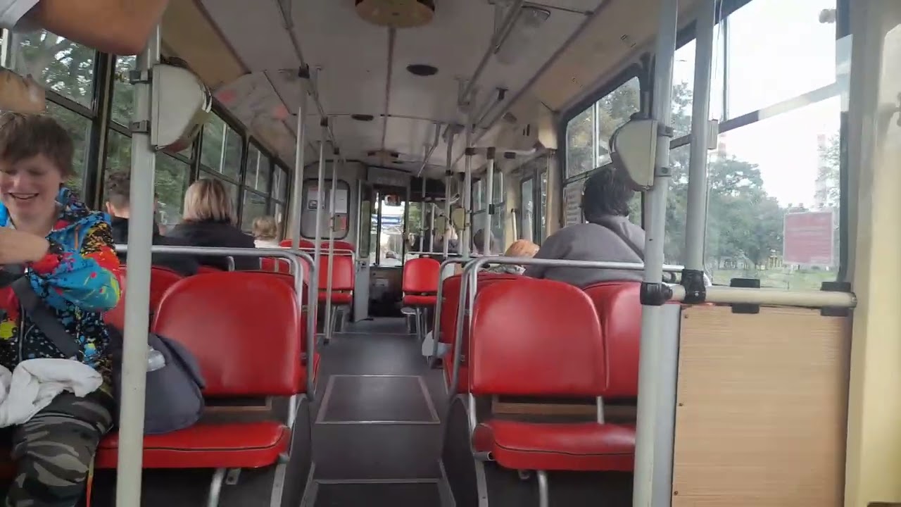 Jízda na nostalgické lince 51 v úseku Dubina Sever - Lázně Bohdaneč a zpět trolejbus Škoda 14Tr08/6