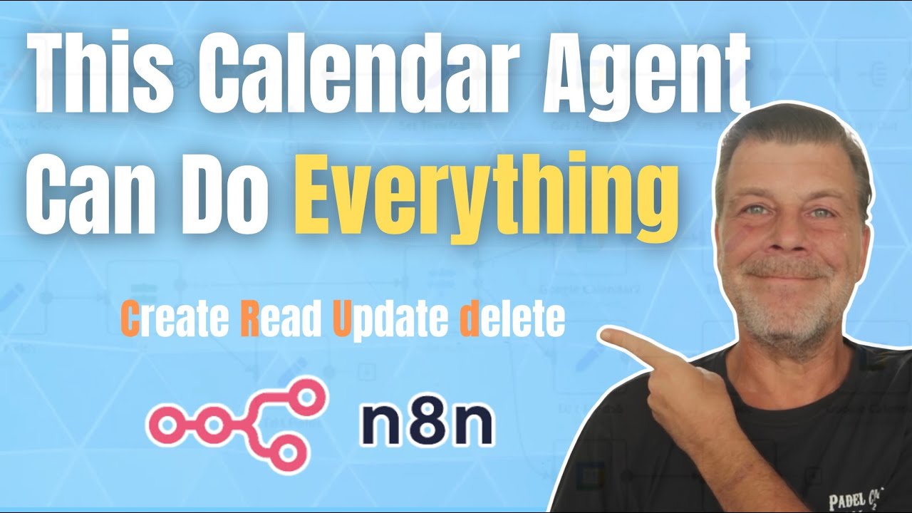 This Calendar Agent Can Do Everything / Create, Read, Update, Delete (No Code - N8N)