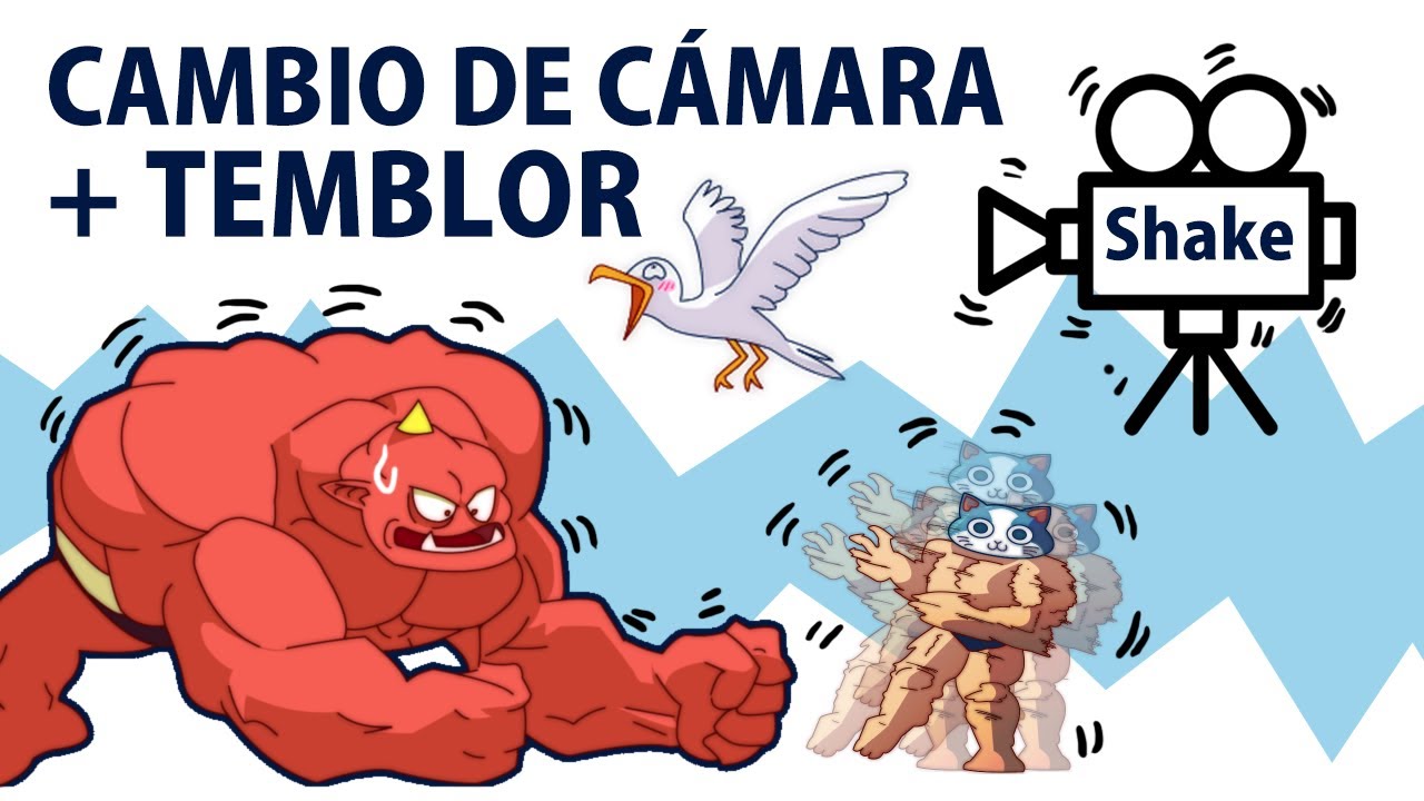 IndieVlog 38 | Shake ( Temblor ) en c&aacute;mara 2D + Cambio de c&aacute;mara | Unity Cinemachine