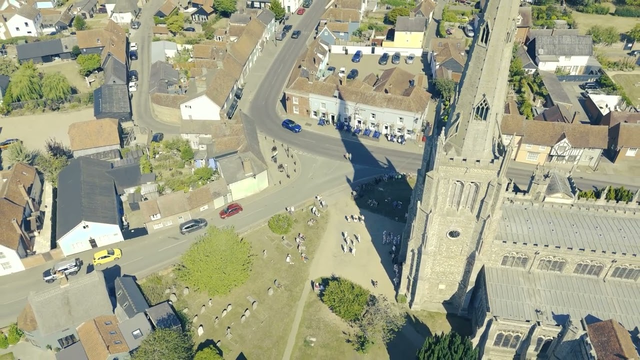 Thaxted Morris and Parish Church Aerial Orbit