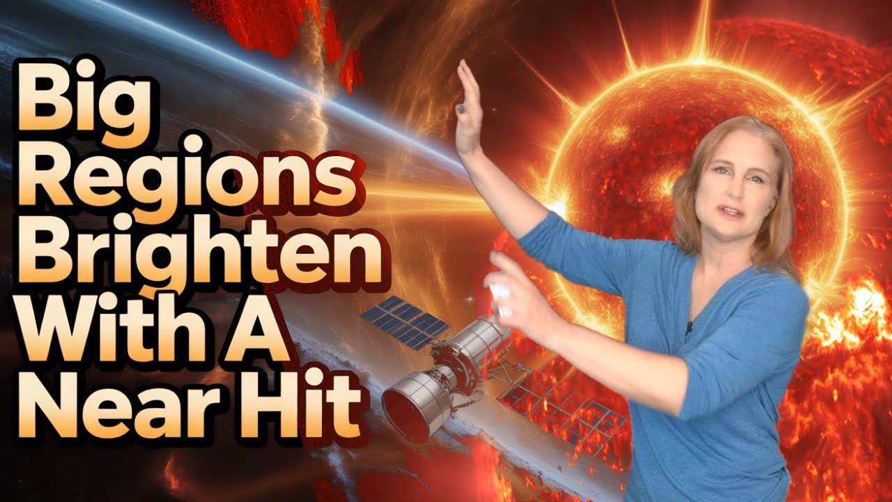 Big Regions Brighten as a Storm Brings a Near Hit | Space Weather Spotlight 18 July 2025