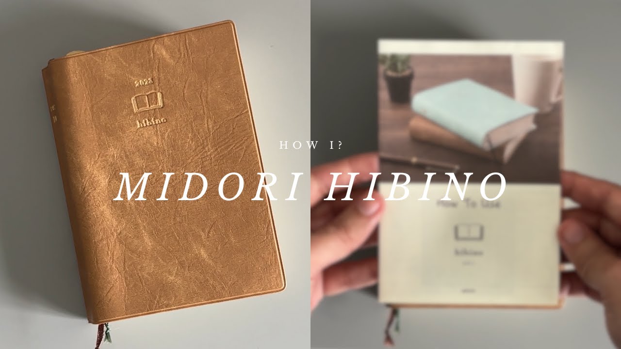 How I'm using the Midori Hibino as my Main/Lifebook/Planner | boots & berry
