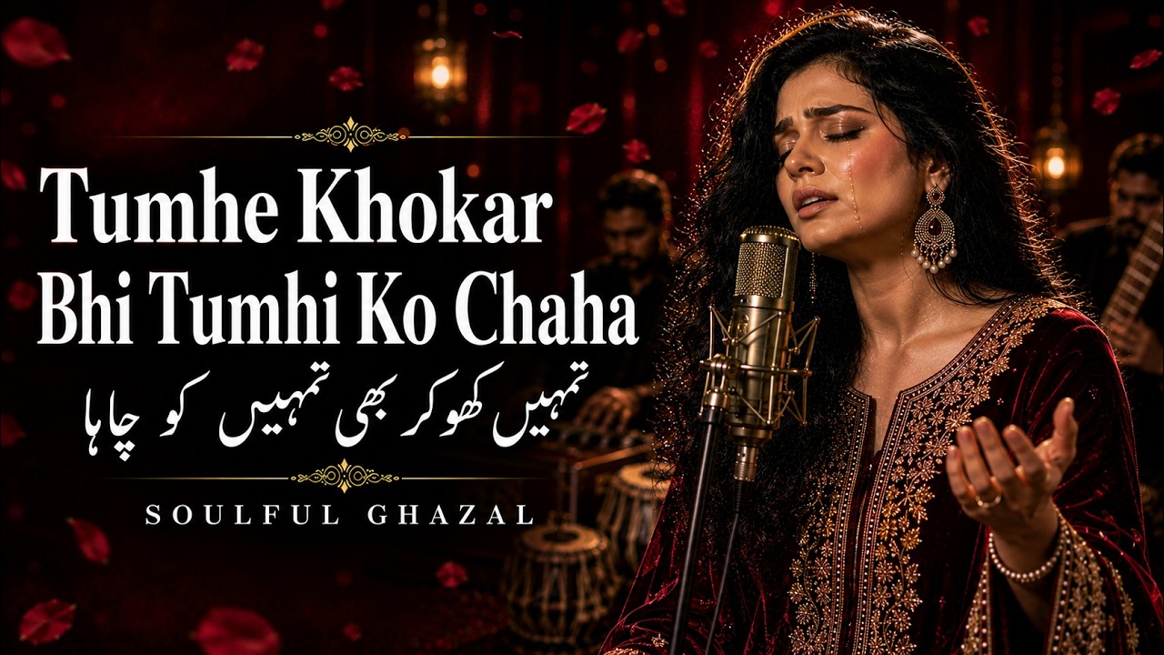 Tumhe Khokar Bhi Tumhi Ko Chaha 💔 | Soulful Female Ghazal Fusion 2026 | Pakistani Live Mehfil | Ishq