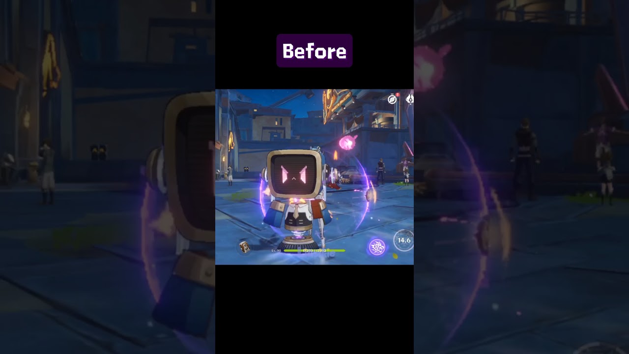 Ineffa's Toolbox Before and after #ineffa #flins #lauma #nahida #nodkrai #genshin #genshinimpact