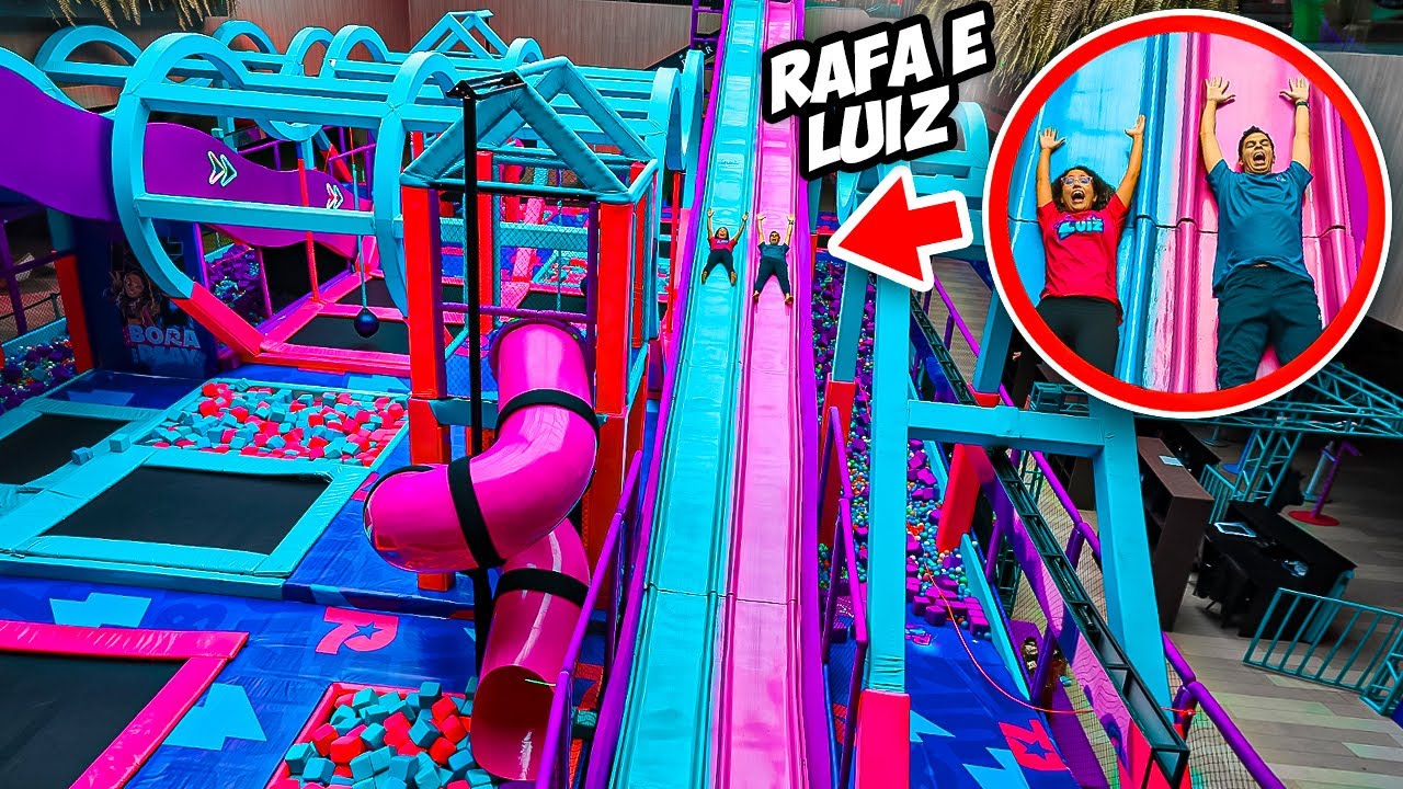 PASSAMOS 24 HORAS NO PARQUE TEMÁTICO RAFA E LUIZ! - INACREDITÁVEL!