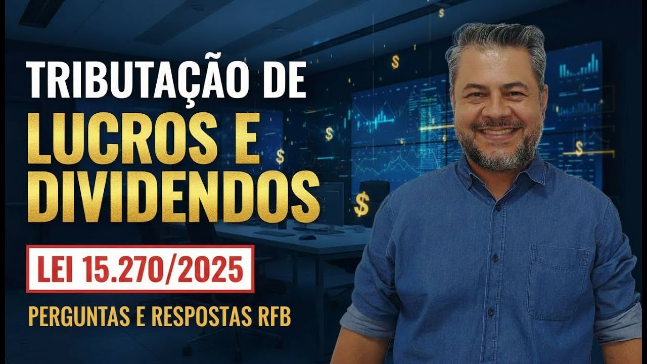 Tributação de lucros e dividendos, perguntas e respostas RFB.