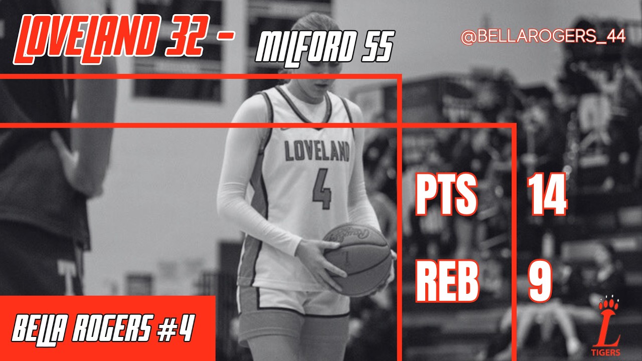Bella Rogers #4 vs Milford High School - 2.9.2026