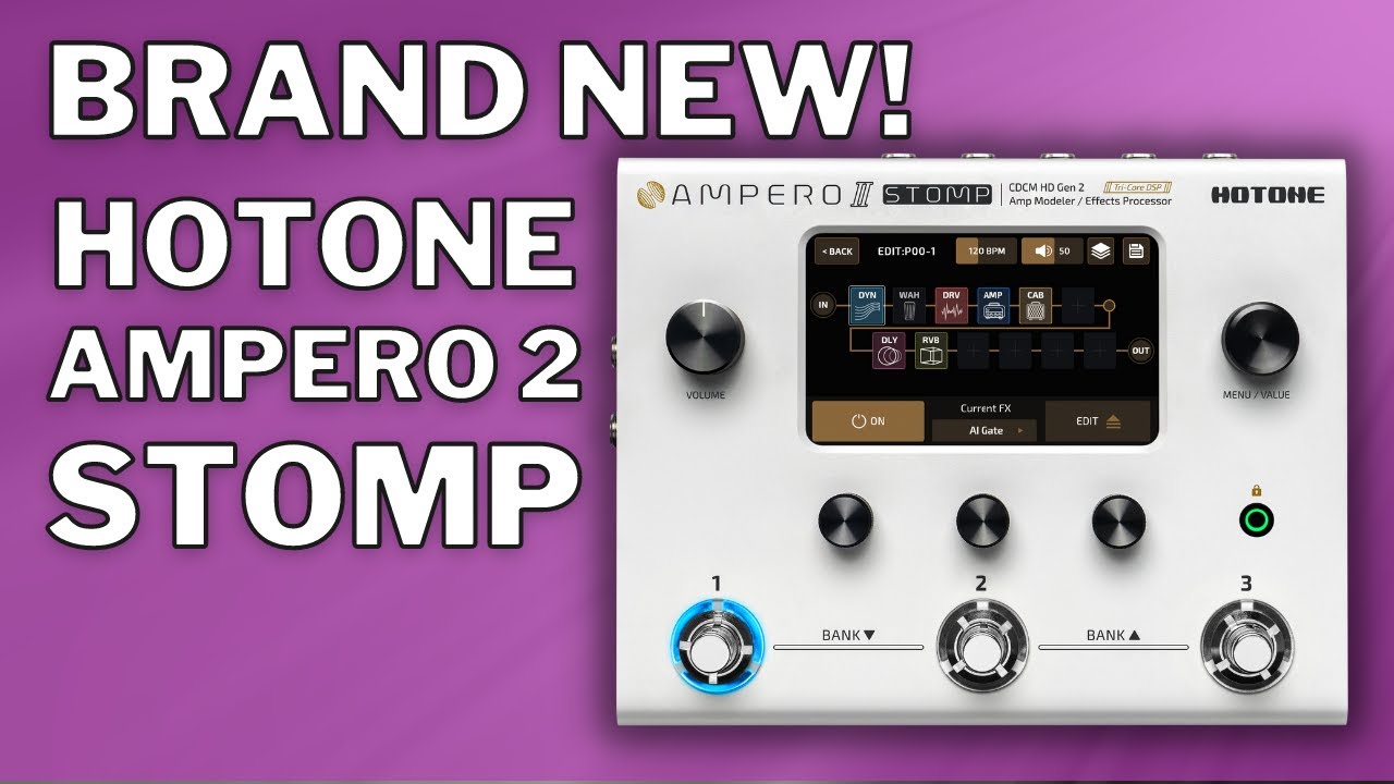 BRAND NEW Pedalboard | Hotone Ampero 2 Stomp