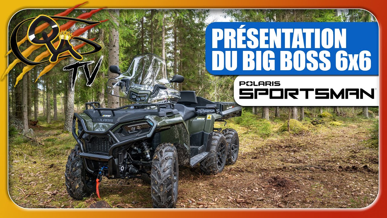 Présentation du Sportsman 570 6x6 Big Boss de Polaris, un 6 roues motrices inégalé !