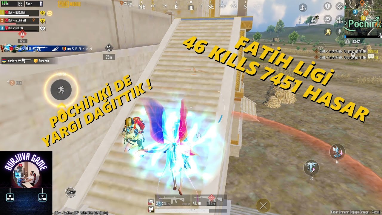 SOLGUN BUDAK DEHASI SETİ İLE FATİH LİGİ 46 KILLS 7451 HASAR POCHİNKİ DE YARGI DAĞITTIK !