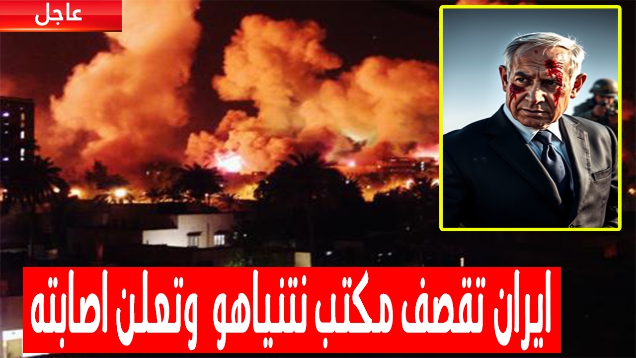 استهداف مكتب نتنياهو في تل ابيب وانباء عن اصابته وايران تهدد ترمب بالصواريخ