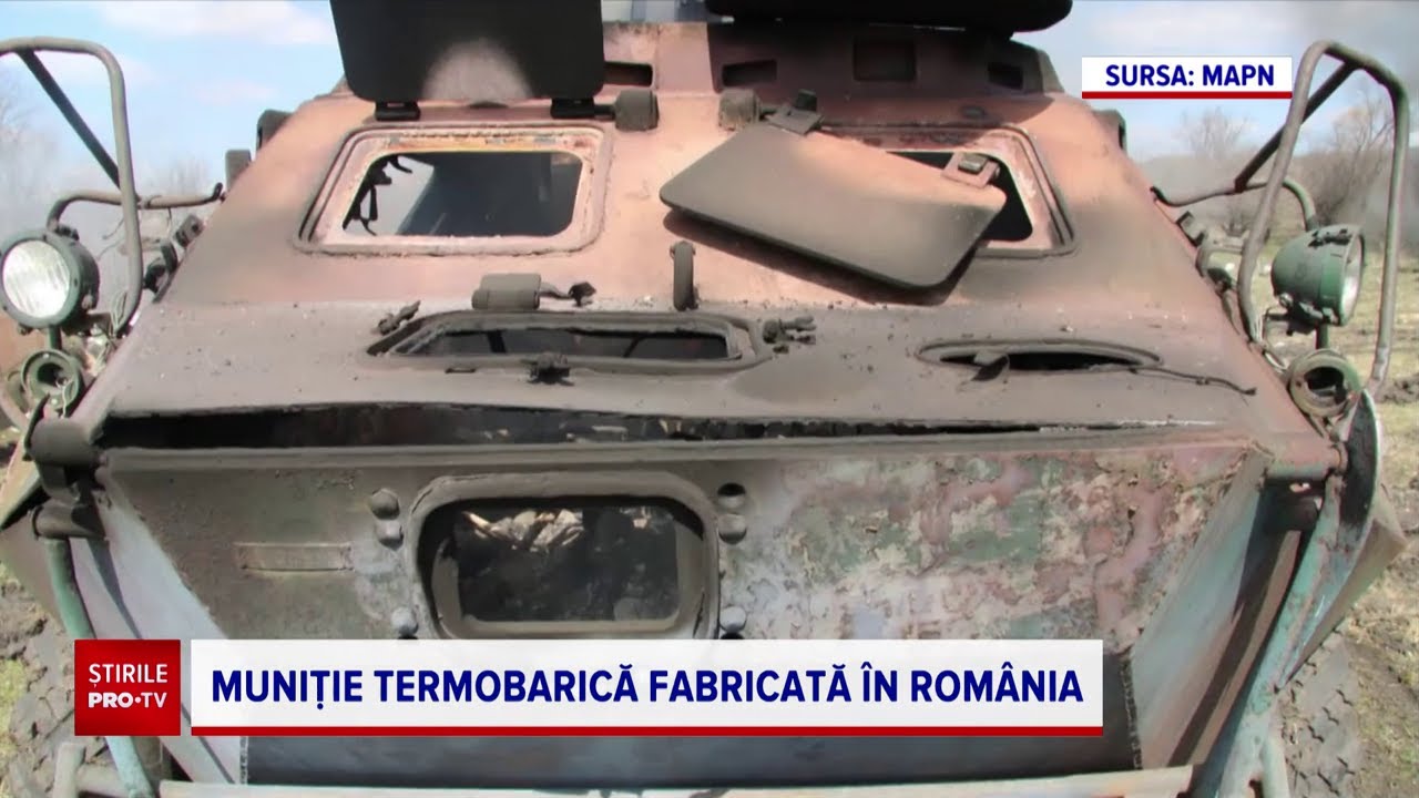 România va produce muniție termobarică. „Are caracter de noutate pe plan mondial”