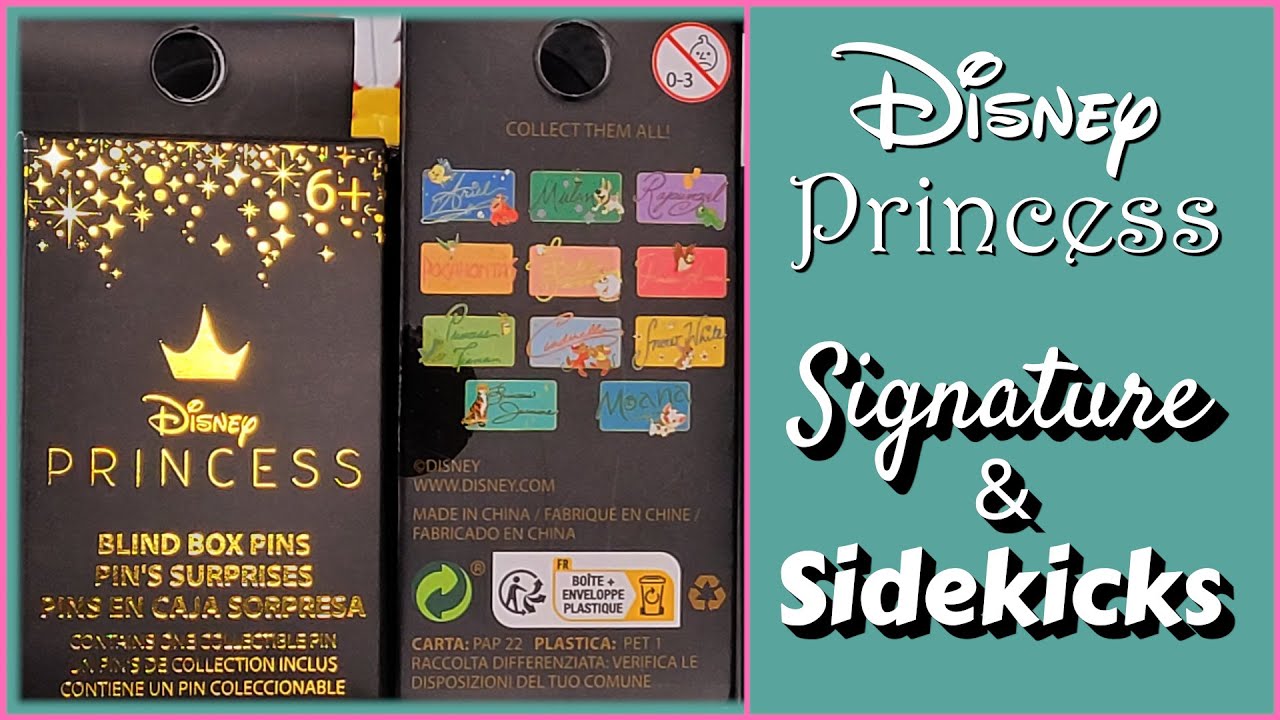 Disney Pin Unboxing | Loungefly Disney Princess Signature & Sidekicks