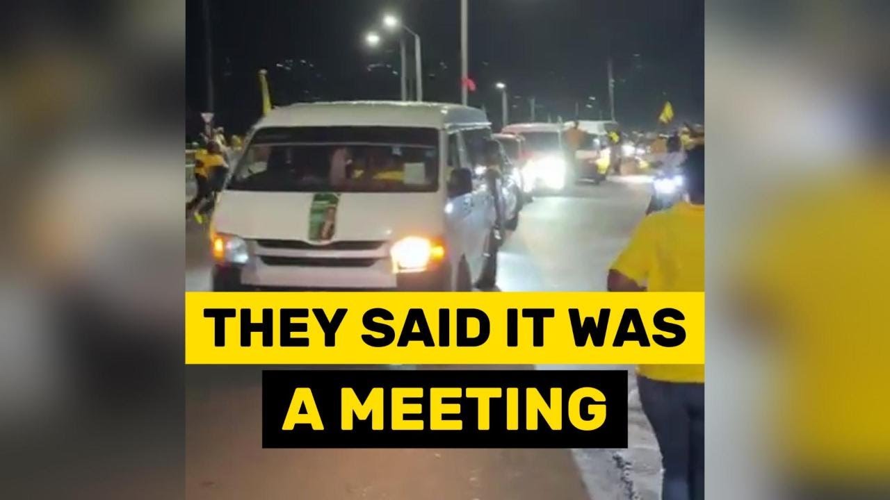 Guy Joseph Rolls Into Cul de Sac with Massive Motorcade | UWP Show of Force or Rally?