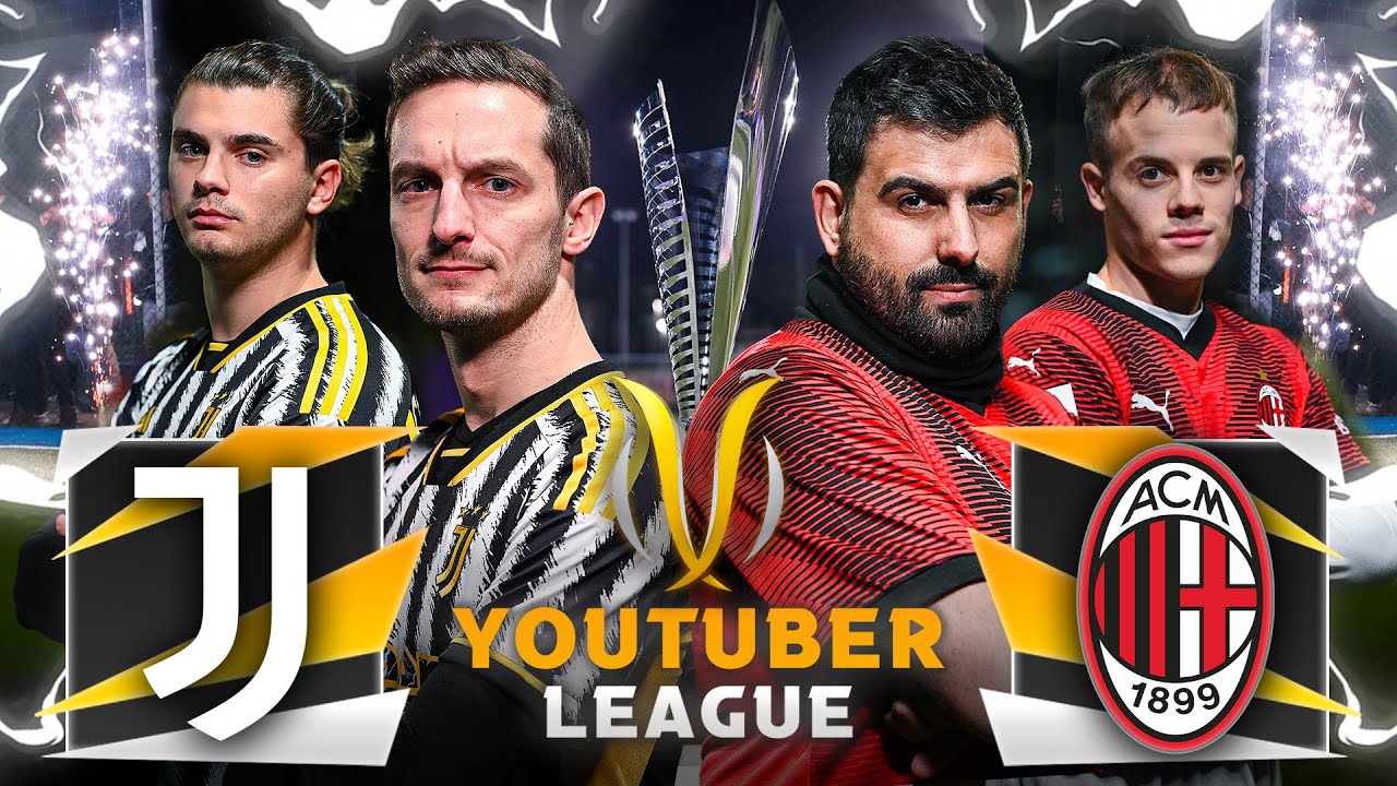 JUVENTUS - MILAN ⚽️🏆 YOUTUBER LEAGUE ► FINALE | FASE D'ANDATA | 23/24