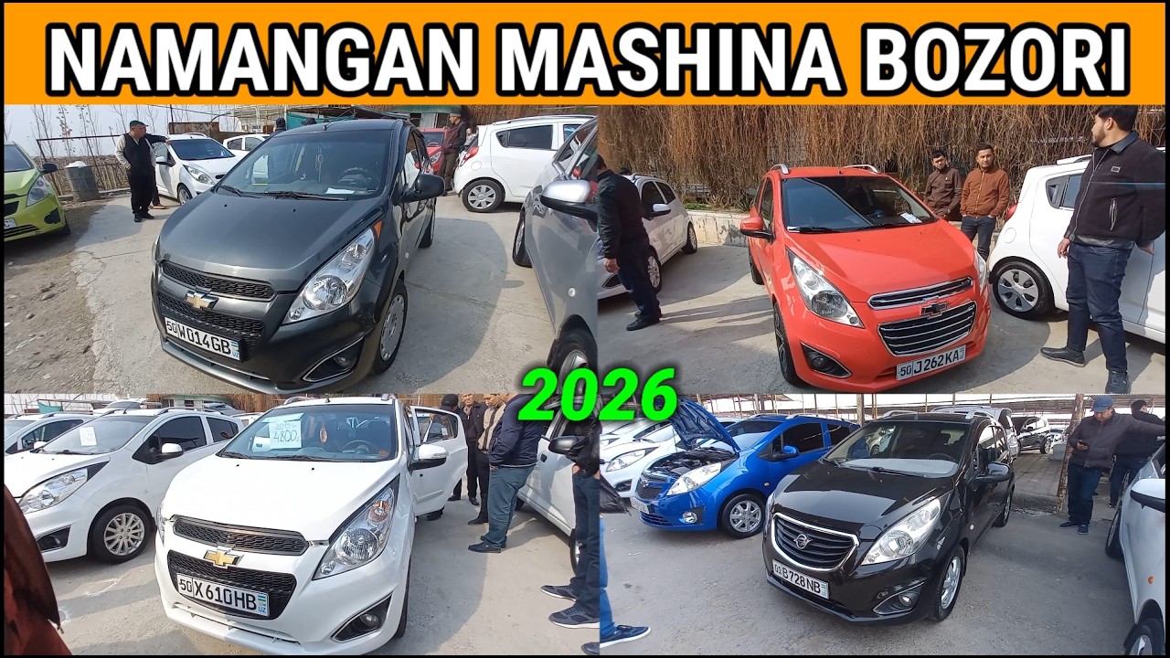 SPARK NARXLARI 2026. NAMANGAN MASHINA BOZORI. #spark #narxlari #2026