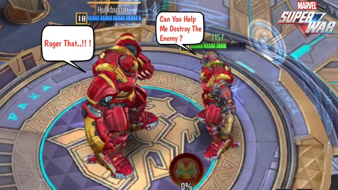 Giant Hulkbuster vs Giant Hulk | Marvel Super War