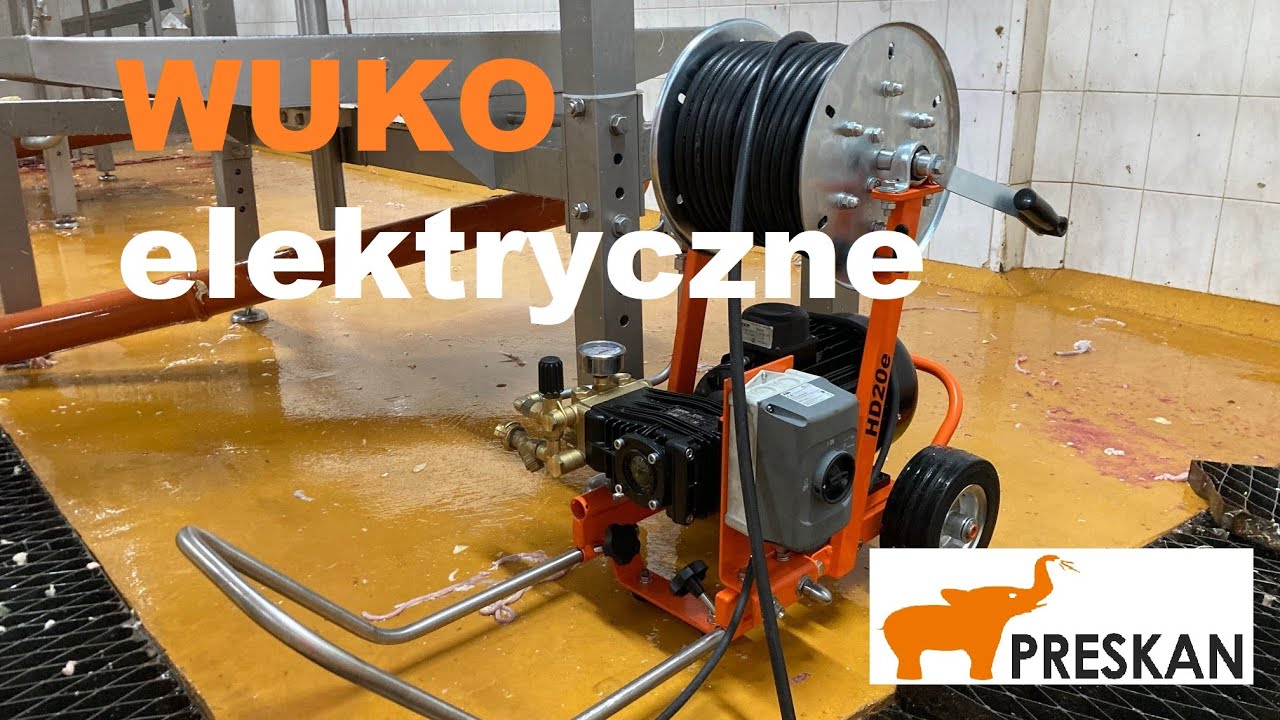 Elektryczne urządzenia wuko do udrażniania czyszczenia płukania kanalizacji