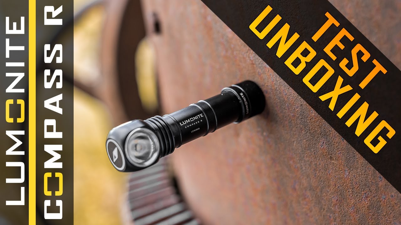 Lumonite Compass R Unboxing/TEST Headlamp 1200 lumen - VIDEO ITALIA REVIEW