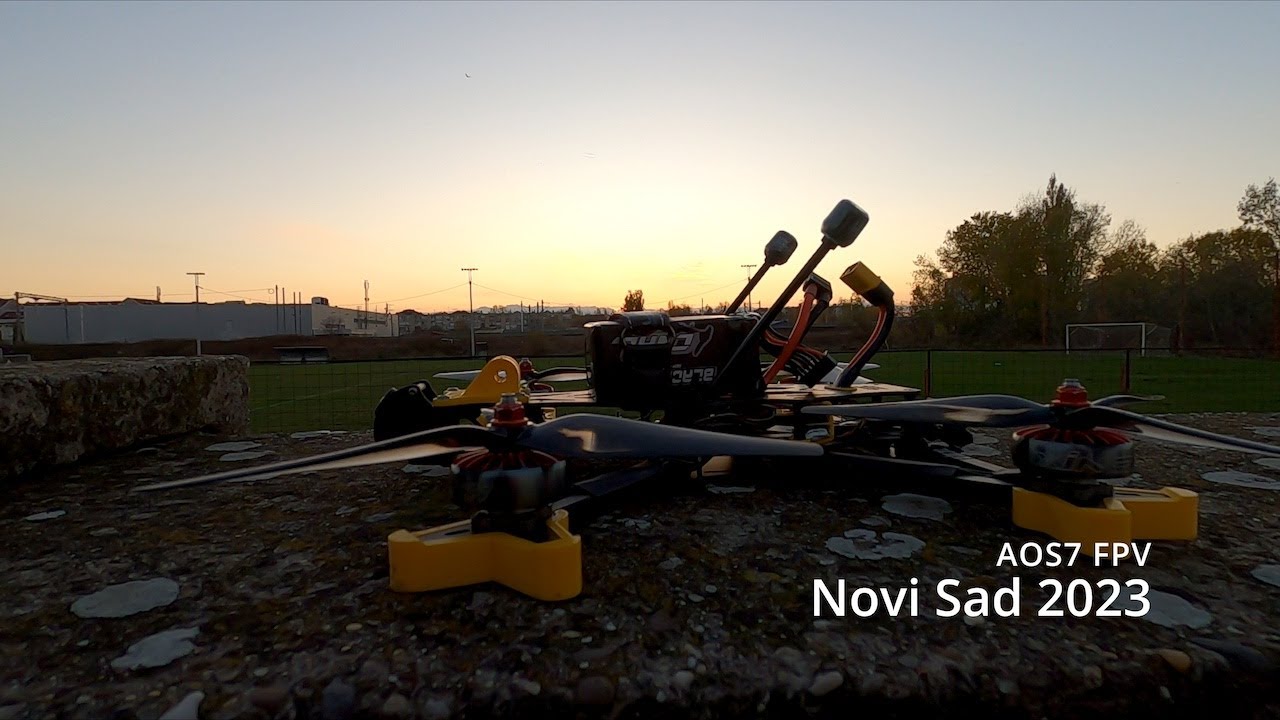 AOS 7 FPV - Railroad at Sunset