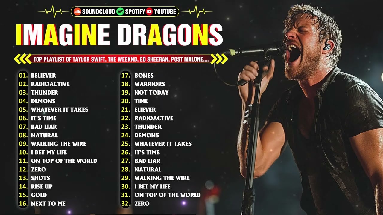 Imagine Dragons Full Album 2024 - Best Songs Collection 2024 - Greatest Hits Songs Playlist 2024