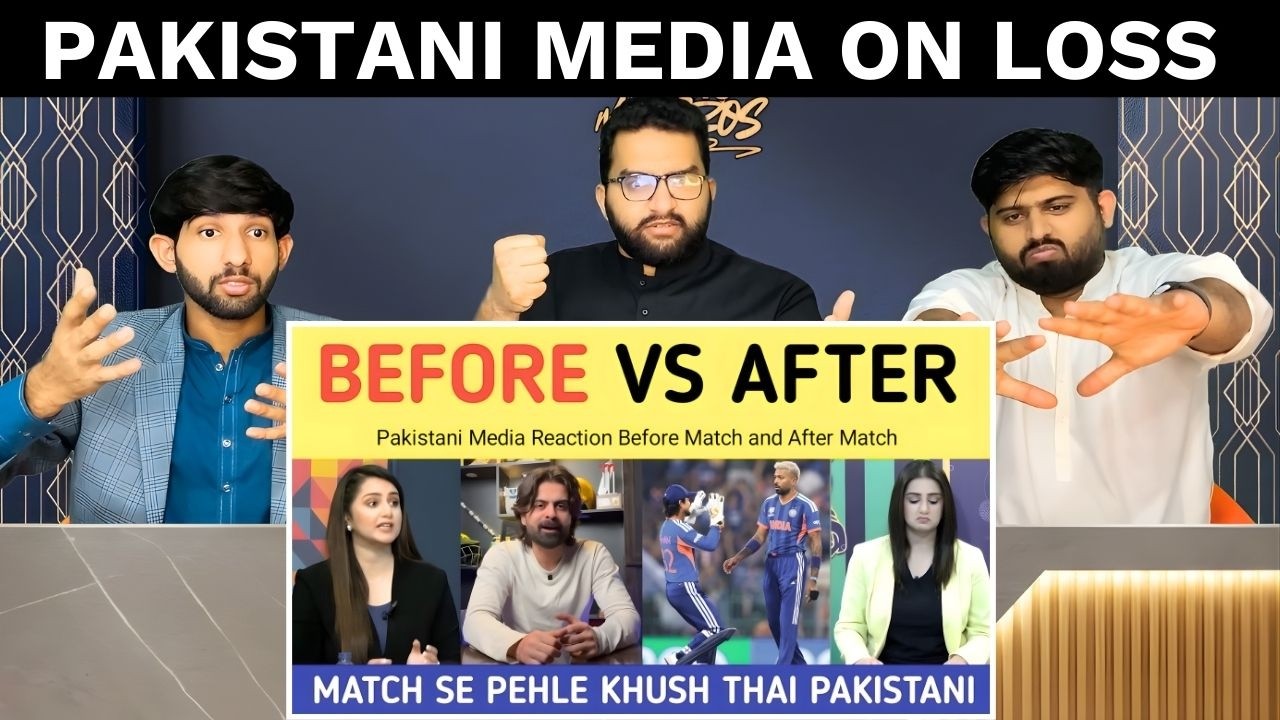 Pakistani Reaction on Pakistani Media Before and After Match Reaction on India vs Pakistan T20