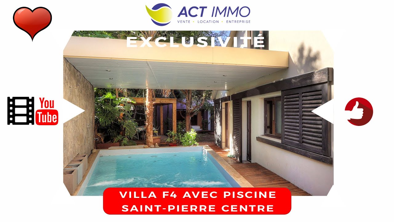 🏡 Vente villa piscine &agrave; [Saint-Pierre 97410] | by Hdoi360