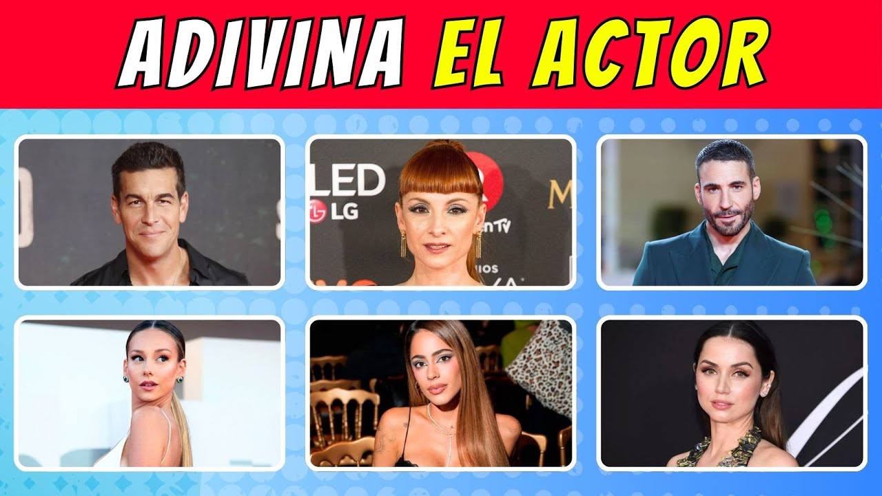 ADIVINA EL ACTOR O ACTRIZ (2025) | QUIZ WAVEZ