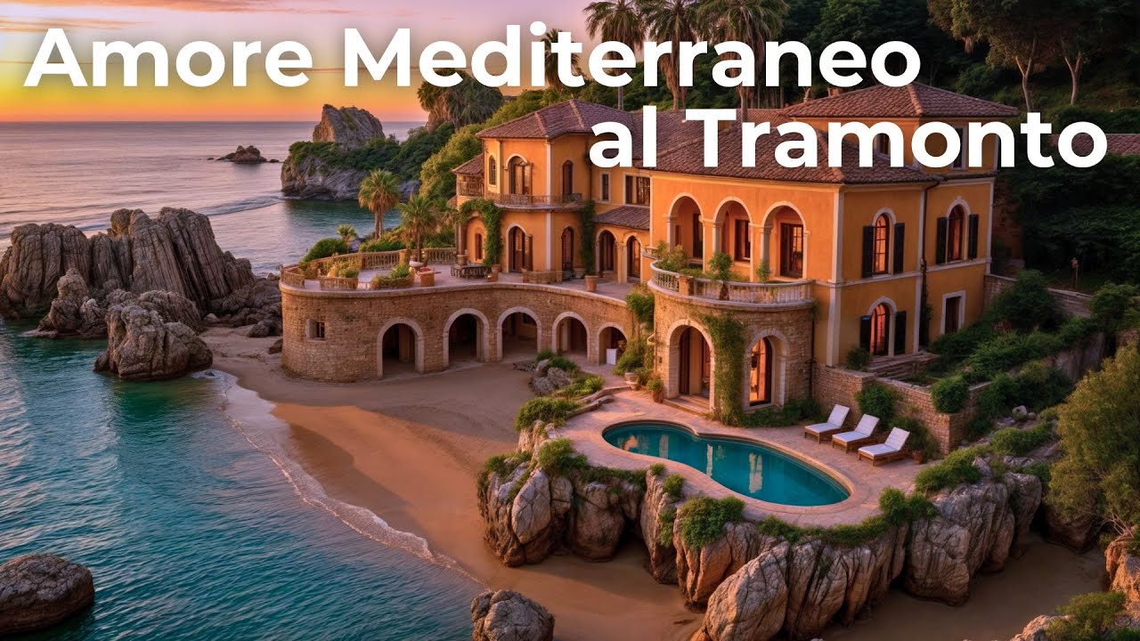 Mediterranean Guitar Dreams | Italian Sunset Instrumental
