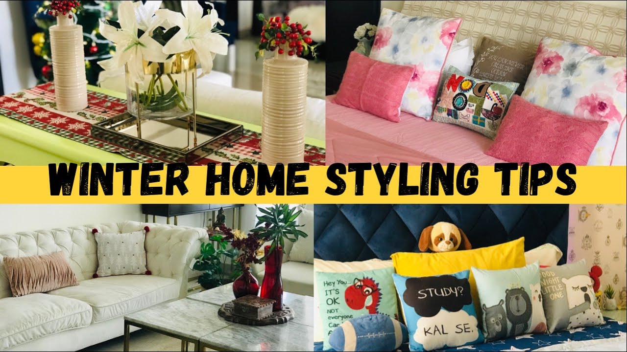 HOW TO STYLE/ORGANISE HOME IN WINTERS & MAKE IT WARM/COZY | #indianhomedecor #winterhomestylingtips