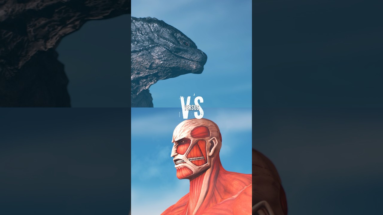 Годзилла против Колоссального Титана: кто победит? | #godzilla #attackontitan