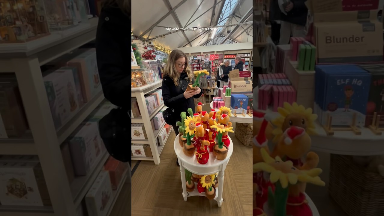 Watch my wife try to make a friend 