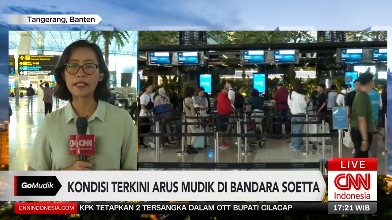 Kondisi Terkini Arus Mudik di Bandara Soekarno Hatta