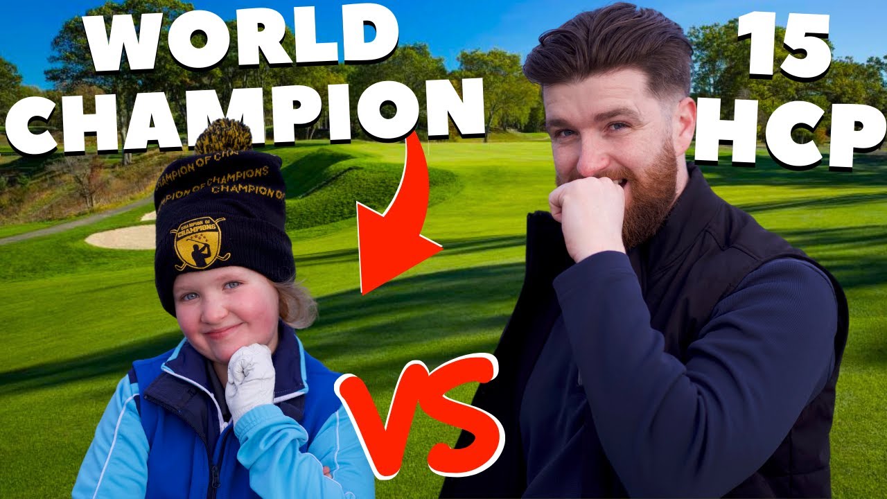 Can an AVERAGE golfer beat 8YR OLD WORLD CHAMPION?