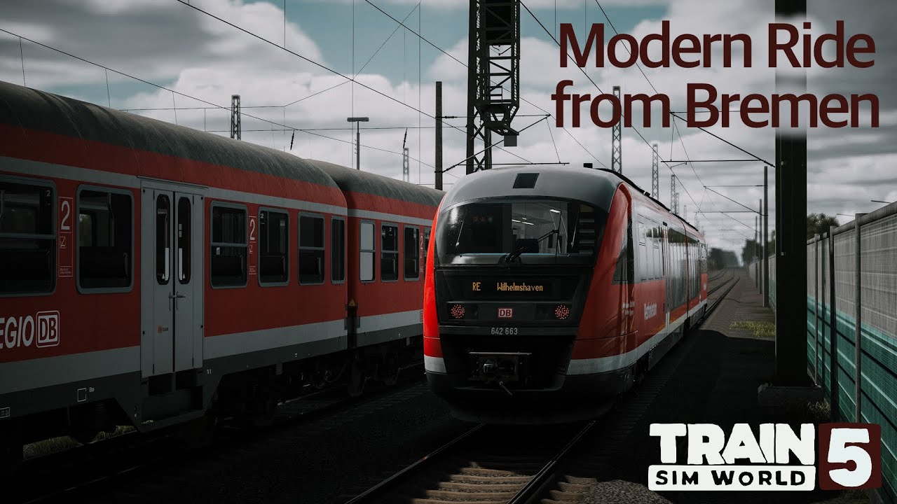 Modern Ride from Bremen | BR642 DMU | TSW 5 Bremen&ndash;Oldenburg | #116 