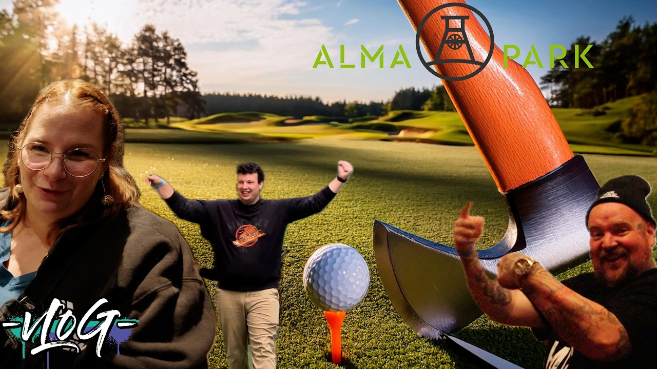 ALMA PARK - Von Axt werfen & Mini-Golf bis Escape Room - VLOG