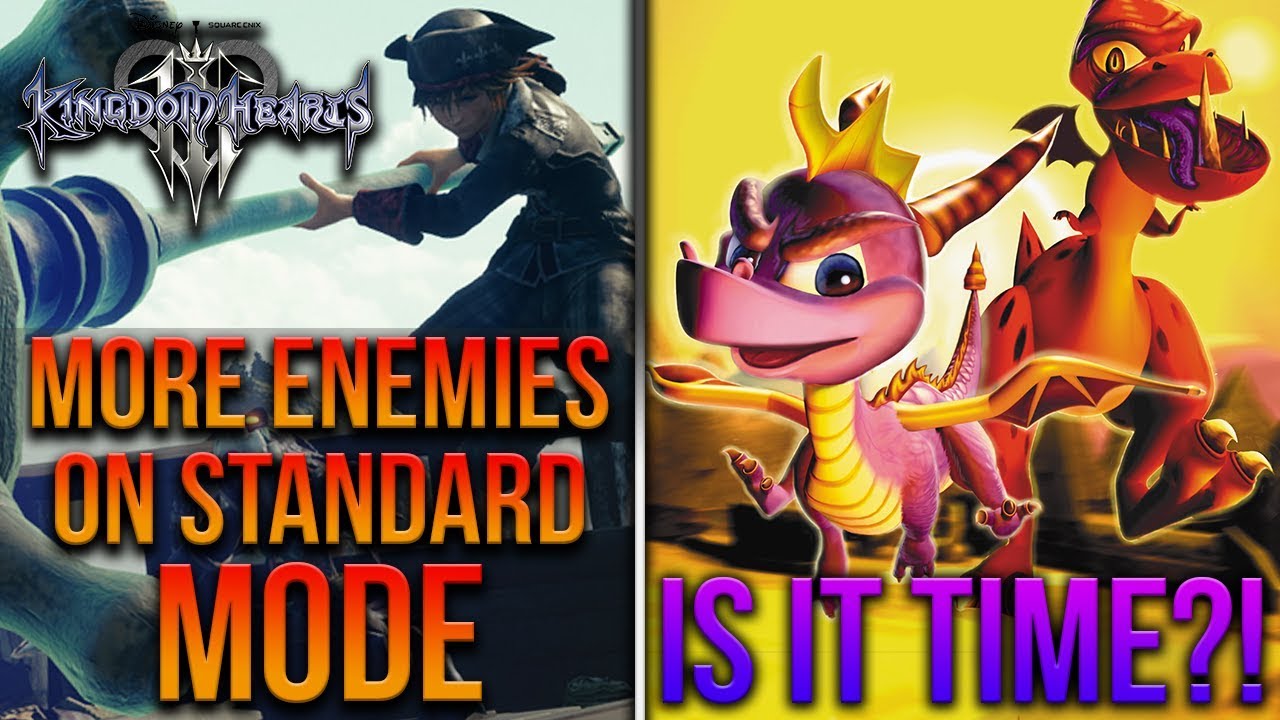 Kingdom Hearts at Disneyland, KH3 Difficulty Updates, Spyro 2 To Be Revealed Soon
