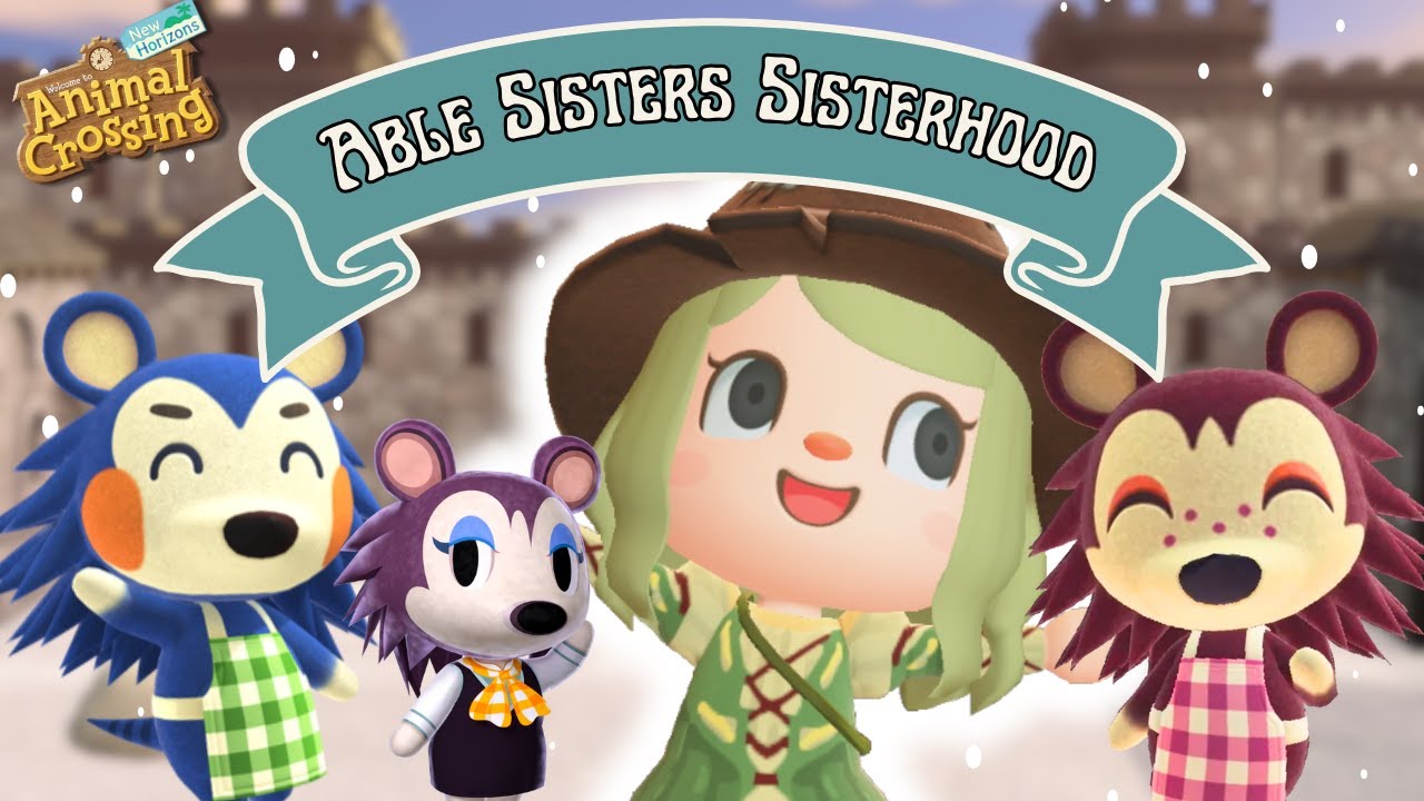 I'M OFFICIALLY AN ABLE SISTER!! | Animal Crossing