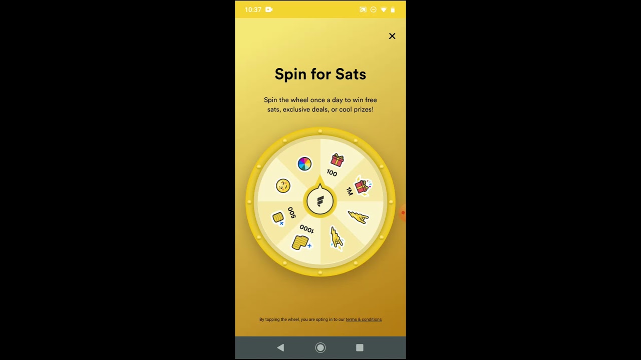 Spin the Wheel for Bitcoin  - April 13, 2020