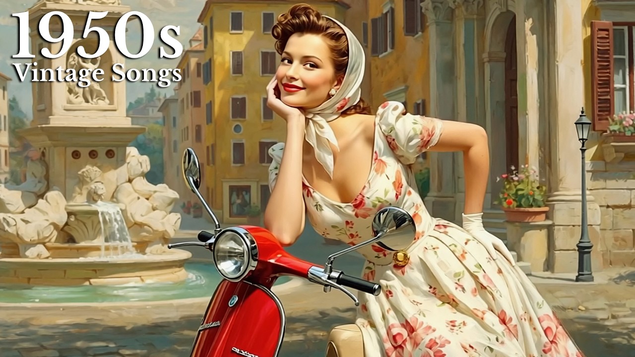 1950s Romantic Love Songs in Rome | Old Italian Caf&eacute; | Nostalgic Vintage Songs to Relax