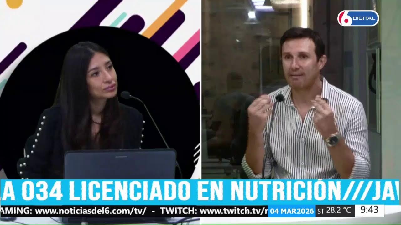 04-03-26 CADENA NOTICIAS | Javier Castro Matrícula 034 Licenciado en Nutrición