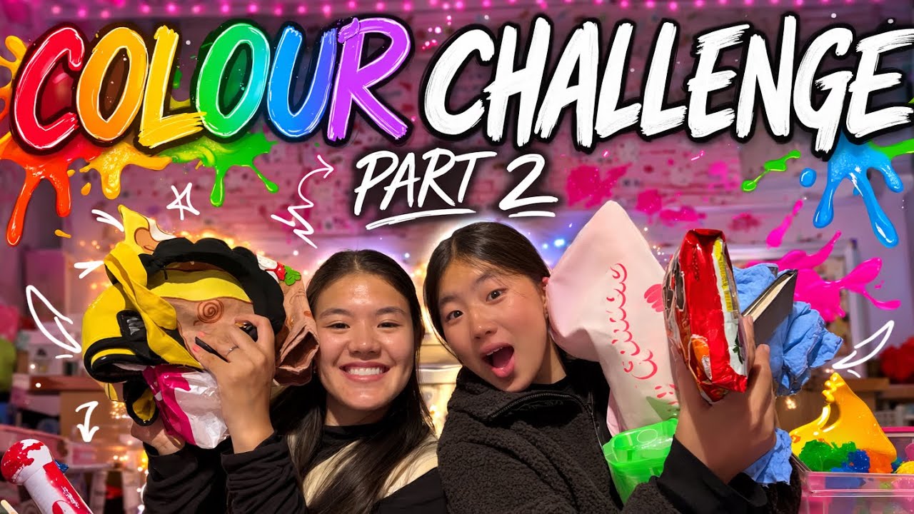 Colour gift challenge with sister 🫶🫂|| part 2 || #ladakhivlogger 