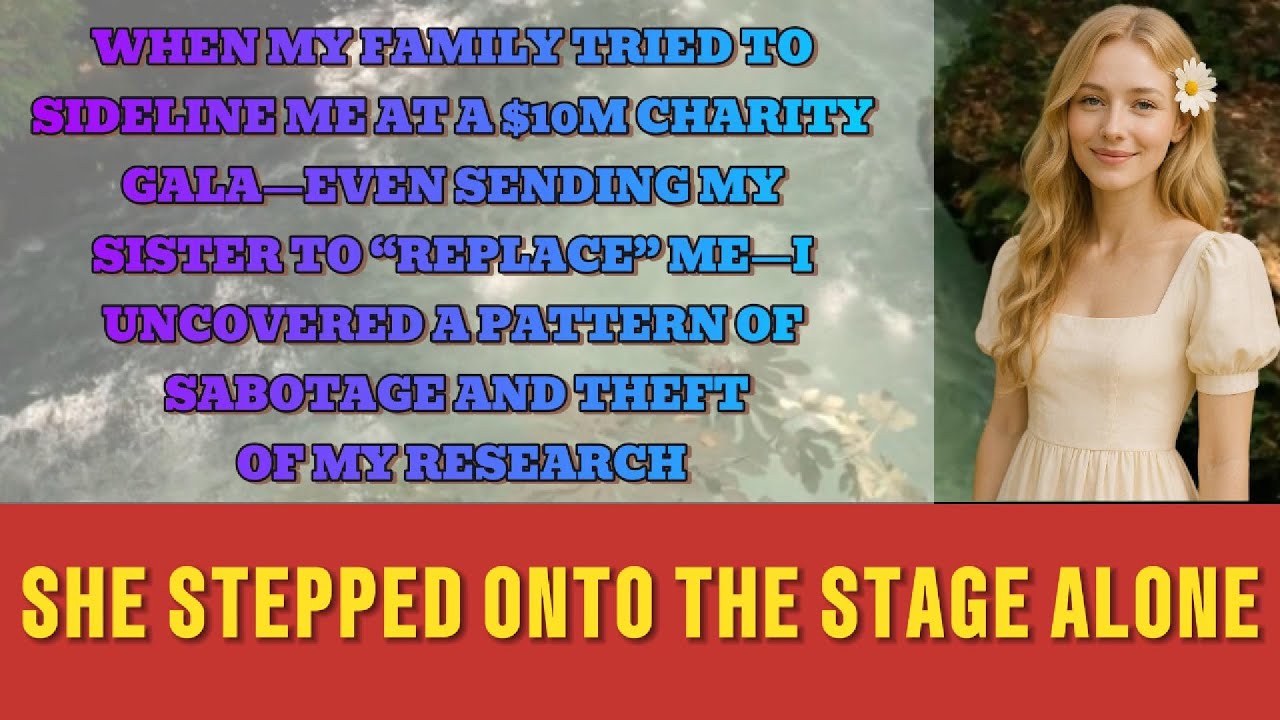 My Family Said I’d Embarrass Myself—Then Sent My Sister to Replace Me at the $10M Charity Gala